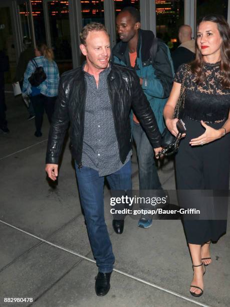 Ian Ziering and Erin Kristine Ludwig are seen on November 29, 2017 in Los Angeles, California.