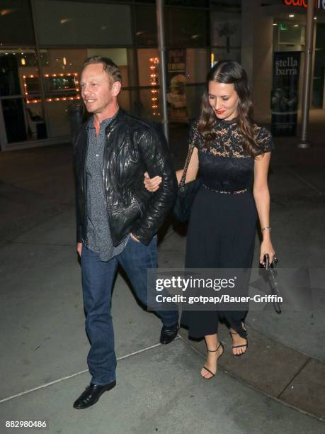 Ian Ziering and Erin Kristine Ludwig are seen on November 29, 2017 in Los Angeles, California.