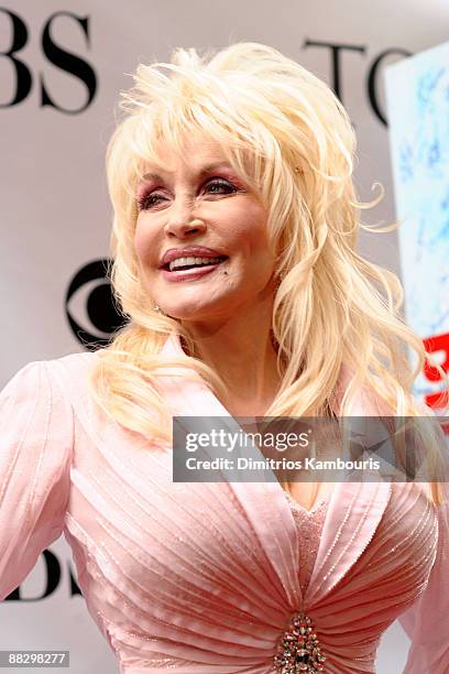 Dolly Parton attends the 63rd Annual Tony Awards at Radio City Music Hall on June 7, 2009 in New York City.