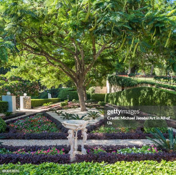 Bahá'í World Centre buildings - a place of pilgrimage for Bahá'í followers and one of the most visited place in Israel .