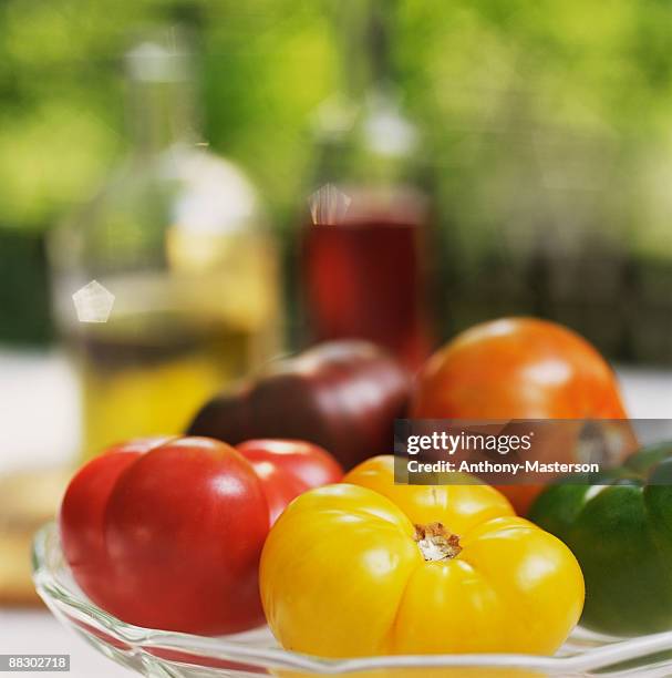 heirloom tomatoes - anthony masterson stock-fotos und bilder