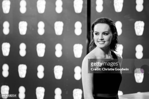 Daisy Ridley at the British Academy Film Awards 2017 at The Royal Albert Hall on February 12, 2017 in London, England.