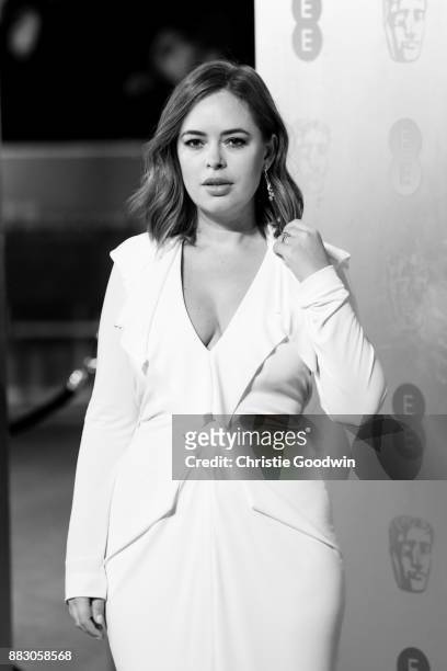 Tanya Burr at the British Academy Film Awards 2017 at The Royal Albert Hall on February 12, 2017 in London, England.