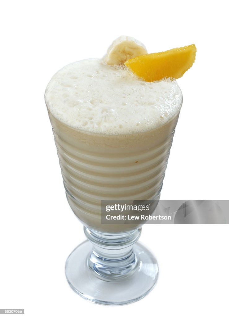 Orange banana smoothie