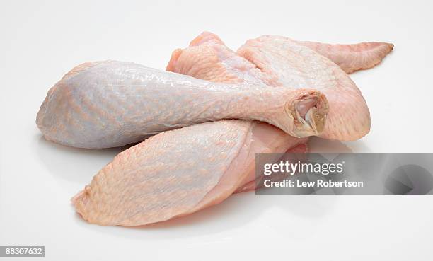 raw turkey pieces - chicken drumsticks stock pictures, royalty-free photos & images