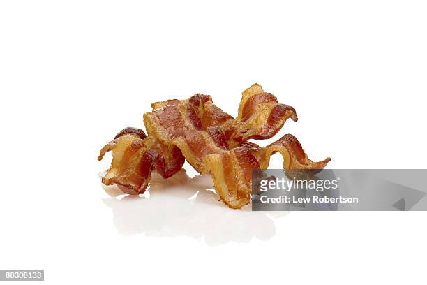 bacon strips - bacon strip stock pictures, royalty-free photos & images