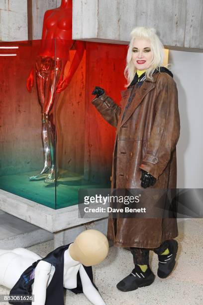 Pam Hogg attends the Dover Street Market Holiday Open House on November 30, 2017 in London, England.