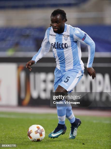 Jordan Lukaku of SS Lazio during the UEFA Europa League group K match between SS Lazio and Vitesse Arnhem at Stadio Olimpico on November 23, 2017 in...