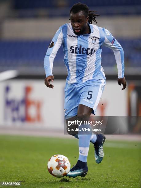 Jordan Lukaku of SS Lazio during the UEFA Europa League group K match between SS Lazio and Vitesse Arnhem at Stadio Olimpico on November 23, 2017 in...