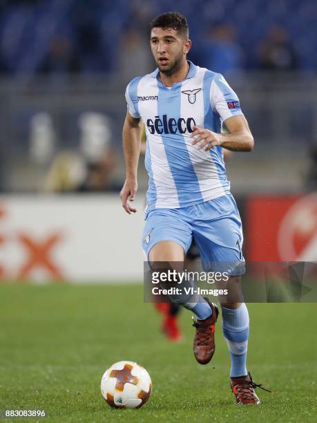 Luca Crecco of SS Lazio during the UEFA Europa League group K match between SS Lazio and Vitesse Arnhem at Stadio Olimpico on November 23, 2017 in...