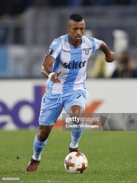 Nani of SS Lazio during the UEFA Europa League group K match between SS Lazio and Vitesse Arnhem at Stadio Olimpico on November 23, 2017 in Rome,...