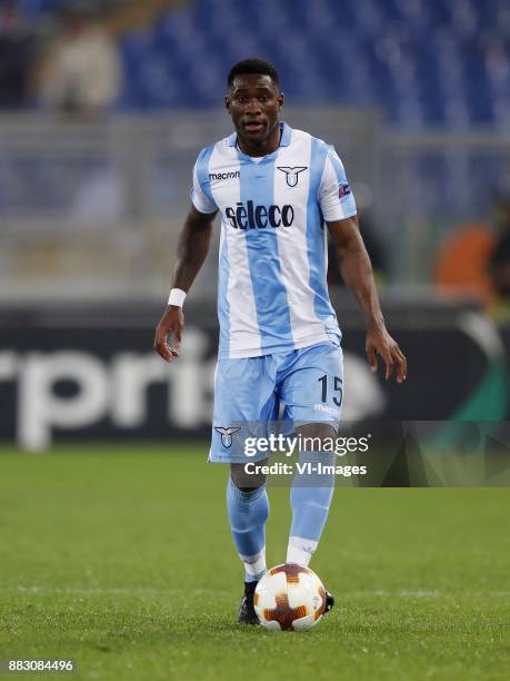 Bastos of SS Lazio during the UEFA Europa League group K match between SS Lazio and Vitesse Arnhem at Stadio Olimpico on November 23, 2017 in Rome,...