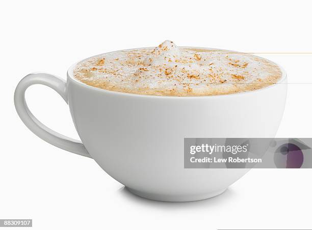 eggnog latte - eggnog stock pictures, royalty-free photos & images