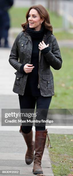 Catherine, Duchess of Cambridge visits the Robin Hood Primary School to celebrate ten years of The Royal Horticultural Society campaign for school...