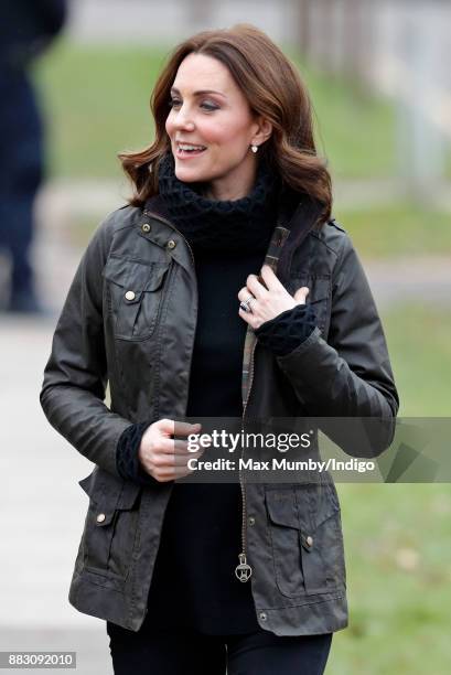 Catherine, Duchess of Cambridge visits the Robin Hood Primary School to celebrate ten years of The Royal Horticultural Society campaign for school...