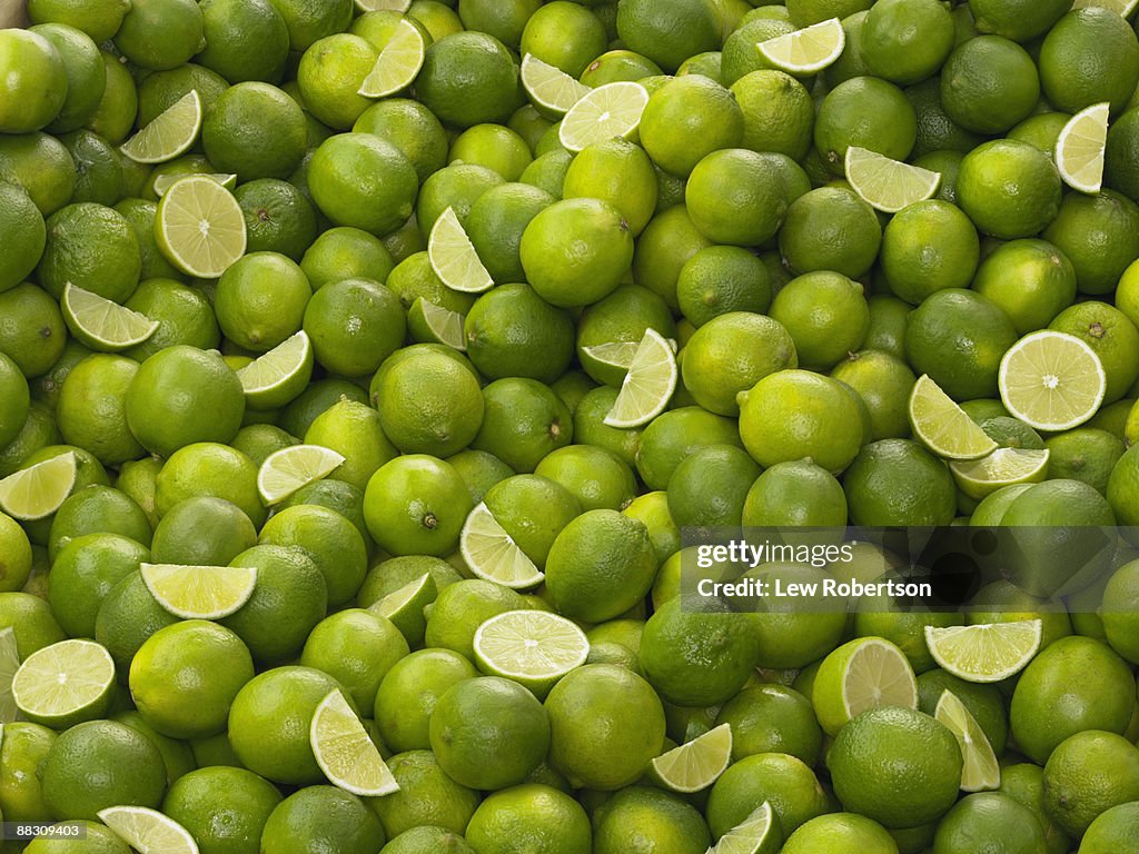 Whole and Cut Lime Field