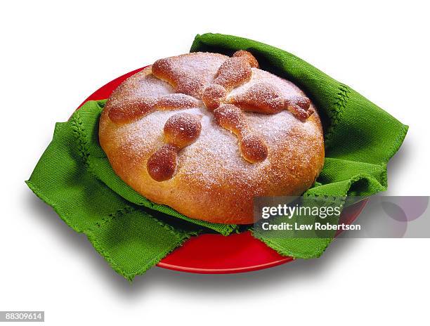 pan de muerto - pan de muerto stockfoto's en -beelden