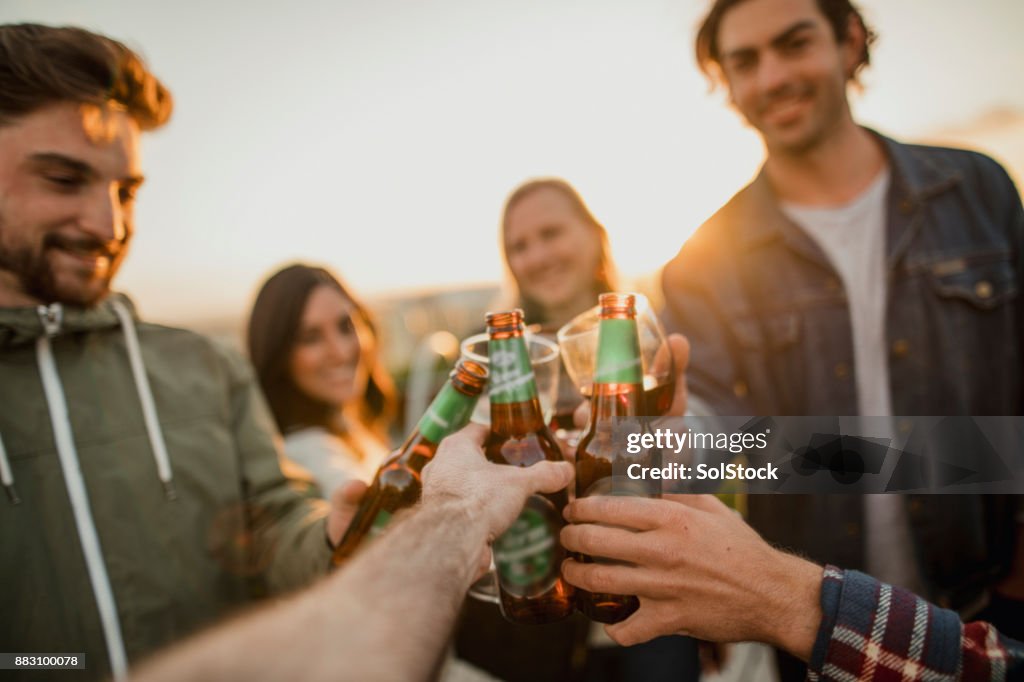 Friends Rooftop Party