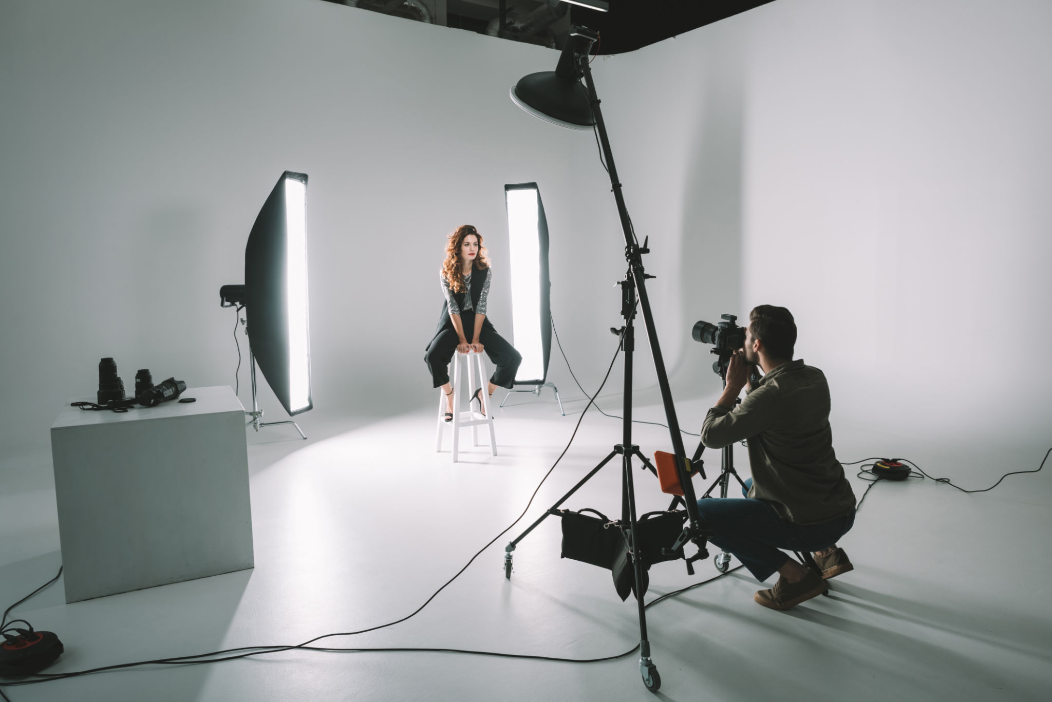 modeling photoshoot