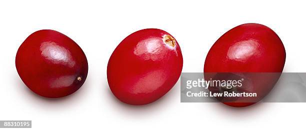 three cranberries - cramberry stock-fotos und bilder