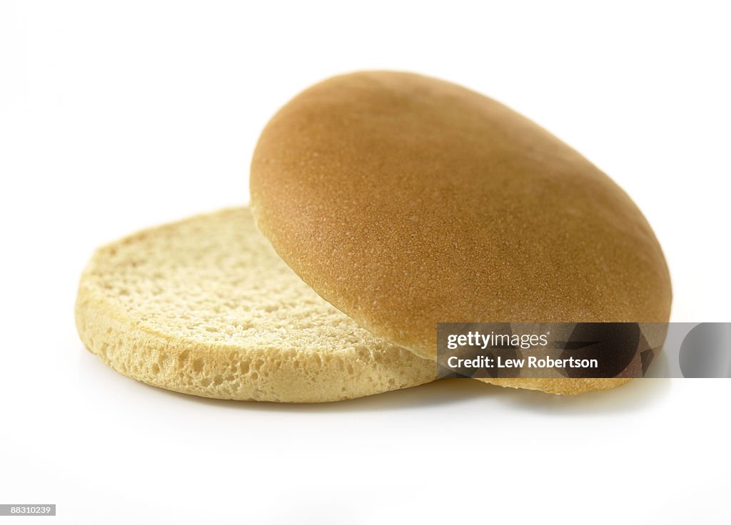 Empty hamburger bun