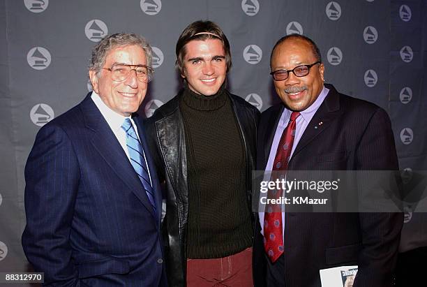 Tony Bennett, Juanes and Quincy Jones