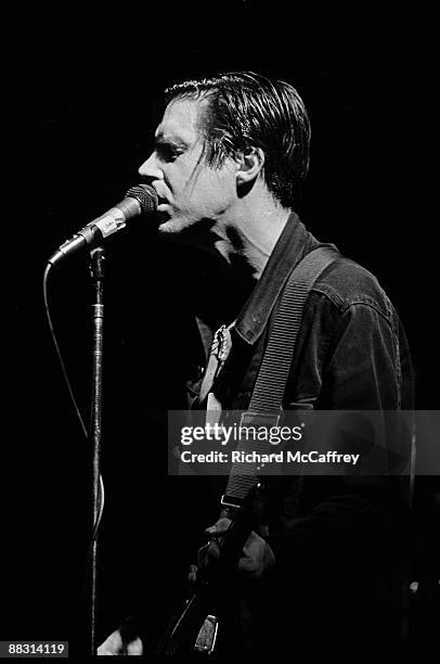 John Doe of X performs live at Berkeley Square in 1979 in Berkeley, California.