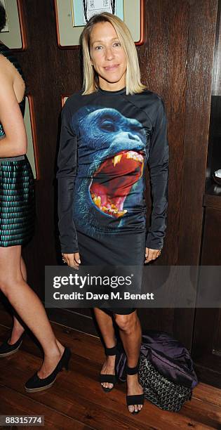 Maia Norman attends the launch party for Greta Scacchi's Sustainable Fishing Campaign alongside the new film 'End Of The Line' at Soseki on June 8,...