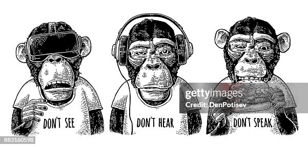 Three Wise Monkeys Not See Not Hear Not Speak Vintage Engraving High three-wise-monkeys-not-see-not-hear-not-speak-vintage-engraving-high