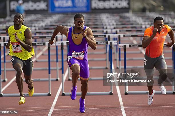 Reebok Grand Prix: USA Terrence Trammell in action during Men's 110M Hurdles at Icahn Stadium on Randall's Island. New York, NY 5/30/2009 CREDIT:...