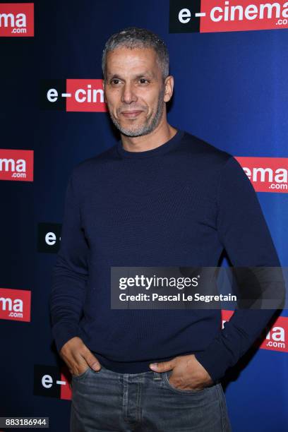 Sami Bouajila attends "e-cinema.com" Launch Party on November 30, 2017 in Issy-les-Moulineaux, France.