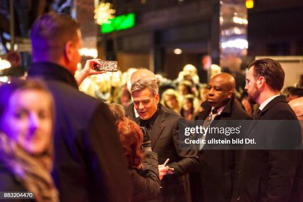 George Clooney auf der Berlinale 2016 zur Vorstellung des Films "Hail, Caesar!"