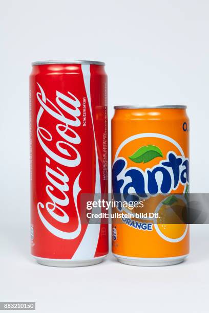 Coca Cola und Fanta Dose im Vergleich