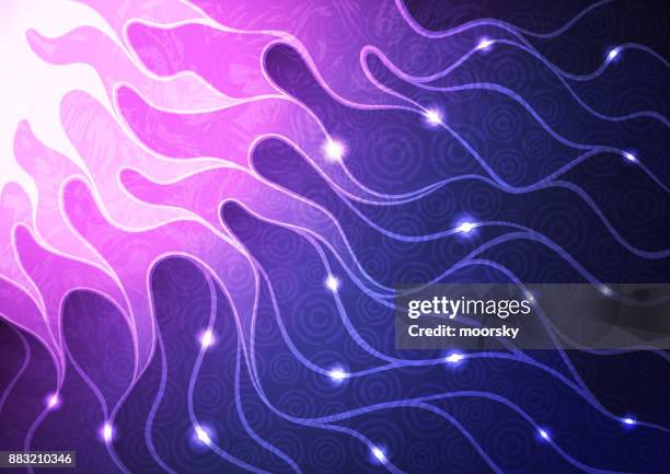 abstract violet background - cell structure stock illustrations