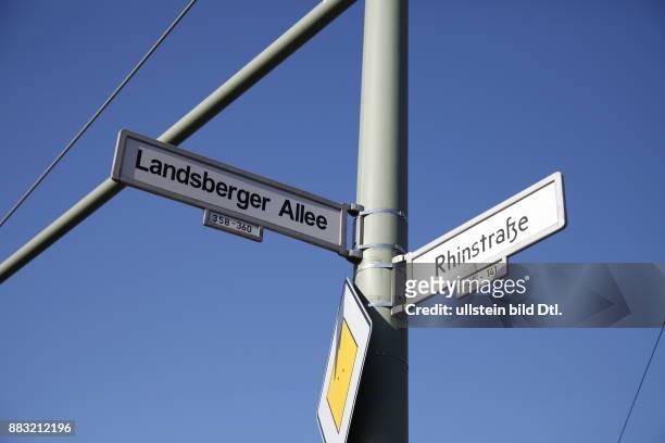 Landsberger Allee in Berlin Marzahn