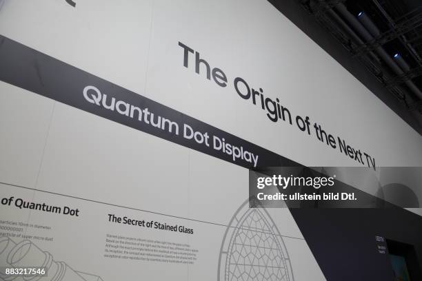 Quantum Dot Display Technologie bei Samsung Fernsehern auf der IFA 2016