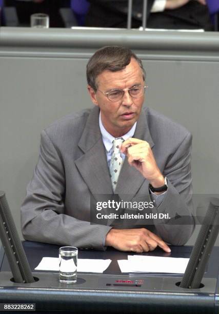 Rechtsanwalt, Politiker, CDU, D stellvertretender Fraktionsvorsitzender der CDU/CSU spricht im Deutschen Bundestag