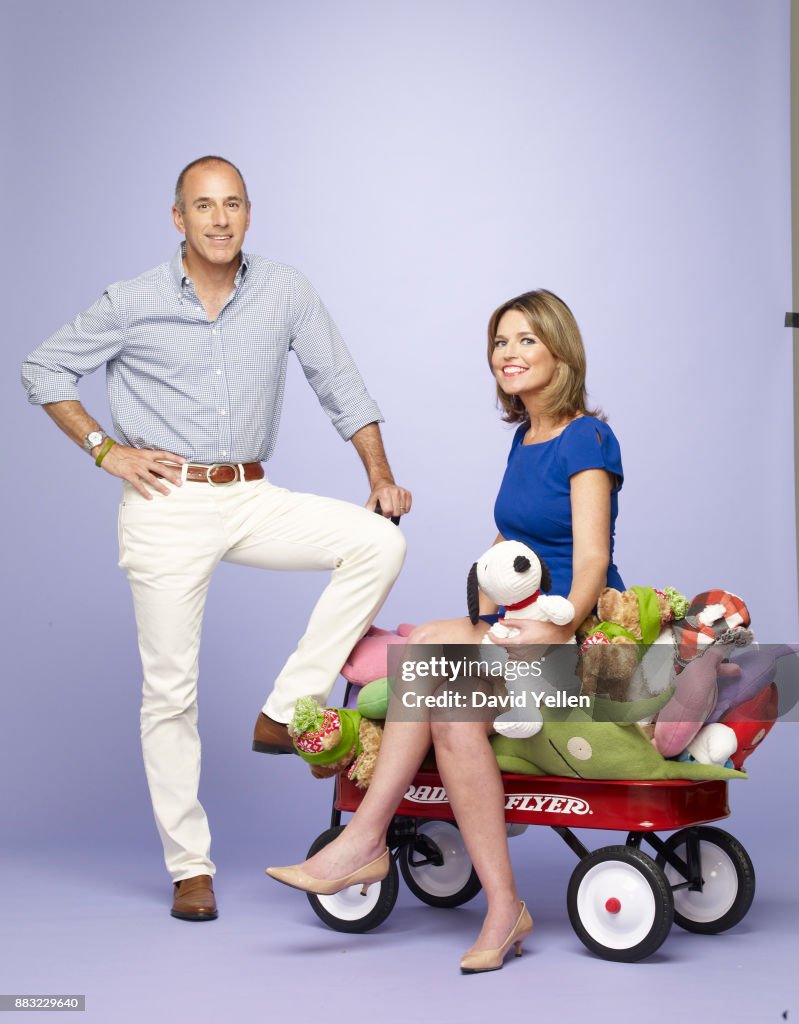Matt Lauer and Savannah Guthrie, USA Weekend, October 19, 2010
