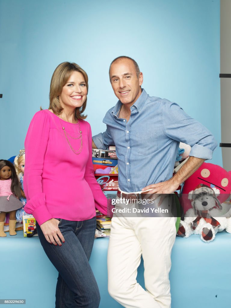 Matt Lauer and Savannah Guthrie, USA Weekend, October 19, 2010