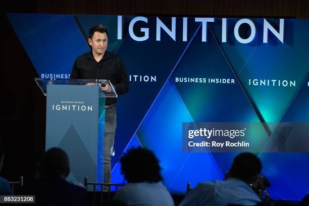 Dmitry Shapiro, CEO and cofounder of GoMeta speaks onstage at IGNITION: Future of Media at Time Warner Center on November 29, 2017 in New York City.