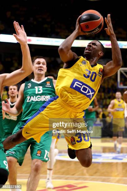 Norris Cole, #30 of Maccabi Fox Tel Aviv in action during the 2017/2018 Turkish Airlines EuroLeague Regular Season game between Maccabi Fox Tel Aviv...