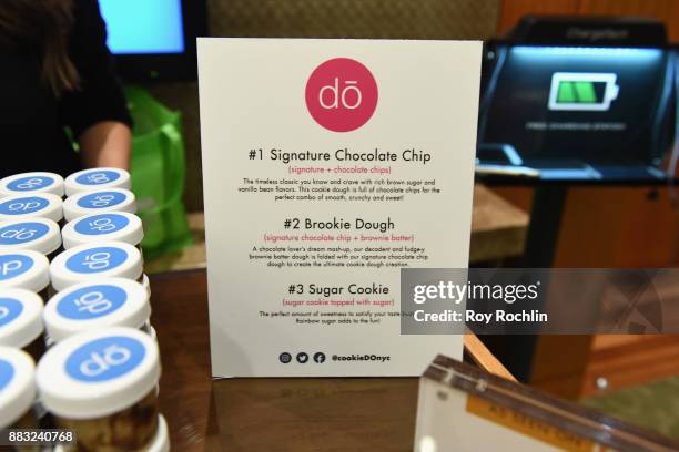 View of DO cookie dough in the Getty Lounge at IGNITION: Future of Media at Time Warner Center on November 29, 2017 in New York City.