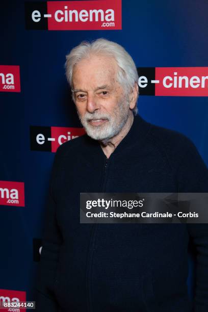Alejandro Jodorowsky attends "e-cinema.com" Launch Party at Restaurant L'Ile on November 30, 2017 in Issy-les-Moulineaux, France.