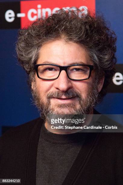 Radu Mihaileanu attends "e-cinema.com" Launch Party at Restaurant L'Ile on November 30, 2017 in Issy-les-Moulineaux, France.