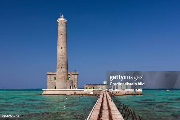 Lighthouse of Sanganeb Reef, Red Sea, Sudan