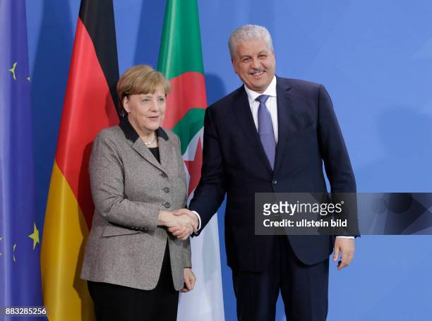 Berlin, Bundeskanzleramt, Besuch des Premierministers der Demokratischen Volksrepublik Algerien, Abdelmalek Sellal in Deutschland. Foto:...
