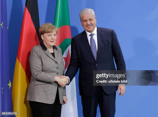 Berlin, Bundeskanzleramt, Besuch des Premierministers der Demokratischen Volksrepublik Algerien, Abdelmalek Sellal in Deutschland. Foto:...