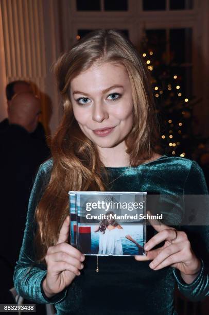 Zoe Straub poses during the presentation of Zoe Straub's new album 'the acoustic sessions' at Wiener Lusthaus on November 30, 2017 in Vienna, Austria.