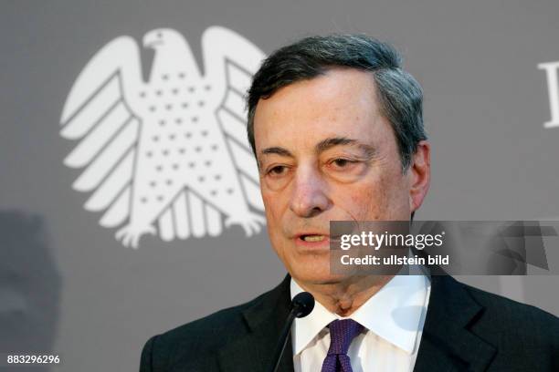 Berlin, Besuch des Deutschen Bundestages durch EZB-Präsident Draghi , Foto: EZB-Präsident Mario Draghi