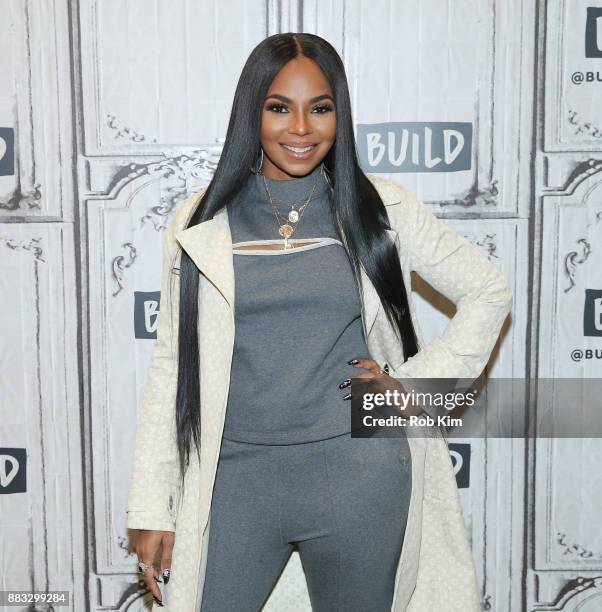 Ashanti attends the Build Series at Build Studio on November 30, 2017 in New York City.